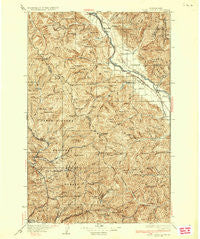 Trout Creek Montana Historical topographic map, 1:125000 scale, 30 X 30 Minute, Year 1936