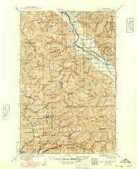 Trout Creek Montana Historical topographic map, 1:125000 scale, 30 X 30 Minute, Year 1935