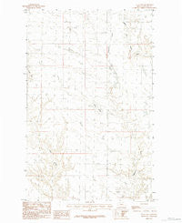 Tule Lake Montana Historical topographic map, 1:24000 scale, 7.5 X 7.5 Minute, Year 1984