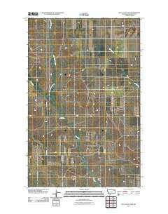 Tule Valley East Montana Historical topographic map, 1:24000 scale, 7.5 X 7.5 Minute, Year 2011