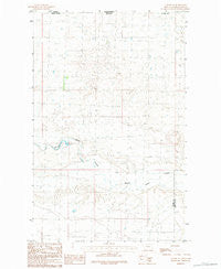 Turner NE Montana Historical topographic map, 1:24000 scale, 7.5 X 7.5 Minute, Year 1984