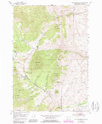 Twin Adams Mountain Montana Historical topographic map, 1:24000 scale, 7.5 X 7.5 Minute, Year 1952