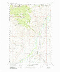 Twin Bridges Montana Historical topographic map, 1:62500 scale, 15 X 15 Minute, Year 1960