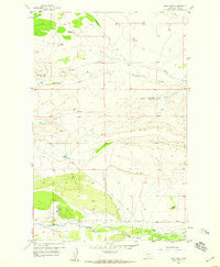 Twin Lakes Montana Historical topographic map, 1:24000 scale, 7.5 X 7.5 Minute, Year 1958