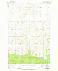 Twin Sisters Montana Historical topographic map, 1:24000 scale, 7.5 X 7.5 Minute, Year 1970
