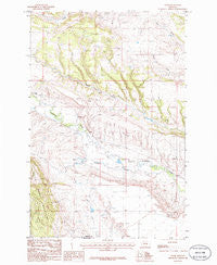 Tyler Montana Historical topographic map, 1:24000 scale, 7.5 X 7.5 Minute, Year 1986