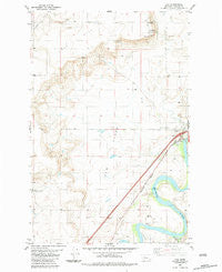 Ulm Montana Historical topographic map, 1:24000 scale, 7.5 X 7.5 Minute, Year 1983