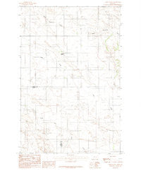Union School Montana Historical topographic map, 1:24000 scale, 7.5 X 7.5 Minute, Year 1983