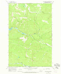 Upper Jocko Lake Montana Historical topographic map, 1:24000 scale, 7.5 X 7.5 Minute, Year 1965