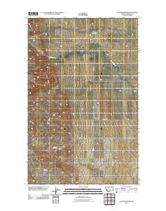 Vaver Reservoir Montana Historical topographic map, 1:24000 scale, 7.5 X 7.5 Minute, Year 2011