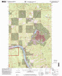 Vermiculite Mountain Montana Historical topographic map, 1:24000 scale, 7.5 X 7.5 Minute, Year 1997