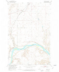 Verona Montana Historical topographic map, 1:24000 scale, 7.5 X 7.5 Minute, Year 1953