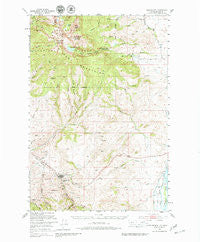 Virginia City Montana Historical topographic map, 1:62500 scale, 15 X 15 Minute, Year 1950