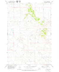 W L Butte Montana Historical topographic map, 1:24000 scale, 7.5 X 7.5 Minute, Year 1979