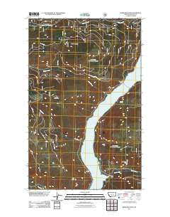 Webb Mountain Montana Historical topographic map, 1:24000 scale, 7.5 X 7.5 Minute, Year 2011