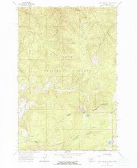 West Fork Butte Montana Historical topographic map, 1:24000 scale, 7.5 X 7.5 Minute, Year 1964