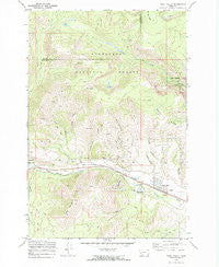 West Valley Montana Historical topographic map, 1:24000 scale, 7.5 X 7.5 Minute, Year 1971