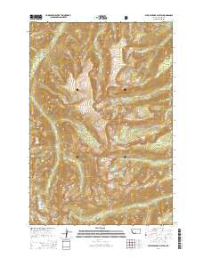 West Boulder Plateau Montana Current topographic map, 1:24000 scale, 7.5 X 7.5 Minute, Year 2014
