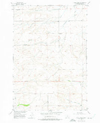 Wheat Basin SW Montana Historical topographic map, 1:24000 scale, 7.5 X 7.5 Minute, Year 1956