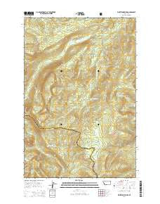 Whetstone Ridge Montana Current topographic map, 1:24000 scale, 7.5 X 7.5 Minute, Year 2014