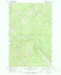 Whitcomb Peak Montana Historical topographic map, 1:24000 scale, 7.5 X 7.5 Minute, Year 1970