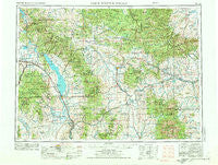 White Sulphur Springs Montana Historical topographic map, 1:250000 scale, 1 X 2 Degree, Year 1958