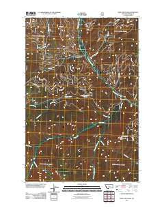 White Mountain Montana Historical topographic map, 1:24000 scale, 7.5 X 7.5 Minute, Year 2011
