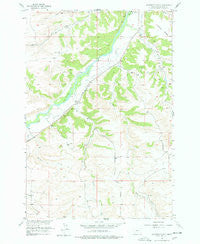 Whitebird School Montana Historical topographic map, 1:24000 scale, 7.5 X 7.5 Minute, Year 1955