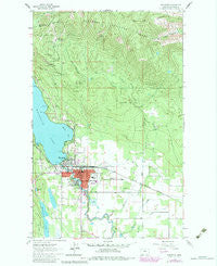 Whitefish Montana Historical topographic map, 1:24000 scale, 7.5 X 7.5 Minute, Year 1962