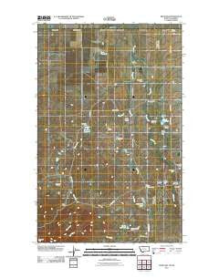 Whitlash Montana Historical topographic map, 1:24000 scale, 7.5 X 7.5 Minute, Year 2011