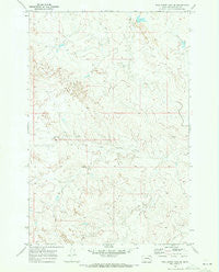 Wild Horse Pass SE Montana Historical topographic map, 1:24000 scale, 7.5 X 7.5 Minute, Year 1969