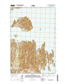 Wild Horse Island Montana Current topographic map, 1:24000 scale, 7.5 X 7.5 Minute, Year 2014