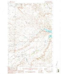 Winnett South Montana Historical topographic map, 1:24000 scale, 7.5 X 7.5 Minute, Year 1986