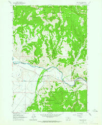 Wise River Montana Historical topographic map, 1:24000 scale, 7.5 X 7.5 Minute, Year 1961