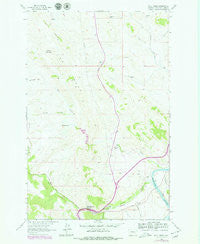 Wolf Creek Montana Historical topographic map, 1:24000 scale, 7.5 X 7.5 Minute, Year 1961