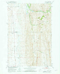 Wolf Hill Montana Historical topographic map, 1:24000 scale, 7.5 X 7.5 Minute, Year 1951