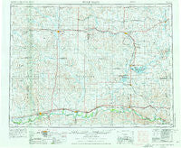 Wolf Point Montana Historical topographic map, 1:250000 scale, 1 X 2 Degree, Year 1954