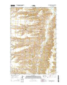 Wolf Creek Falls Montana Current topographic map, 1:24000 scale, 7.5 X 7.5 Minute, Year 2014