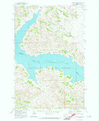 Wolfe Coulee Montana Historical topographic map, 1:24000 scale, 7.5 X 7.5 Minute, Year 1971
