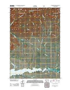 Wolverine Creek Montana Historical topographic map, 1:24000 scale, 7.5 X 7.5 Minute, Year 2011
