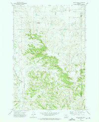 Woods Water Montana Historical topographic map, 1:24000 scale, 7.5 X 7.5 Minute, Year 1972