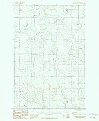 Woodworth Hill Montana Historical topographic map, 1:24000 scale, 7.5 X 7.5 Minute, Year 1983