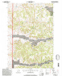 Yager Butte Montana Historical topographic map, 1:24000 scale, 7.5 X 7.5 Minute, Year 1995