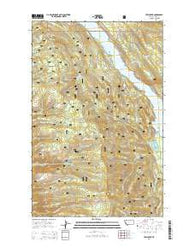 Yew Creek Montana Current topographic map, 1:24000 scale, 7.5 X 7.5 Minute, Year 2014