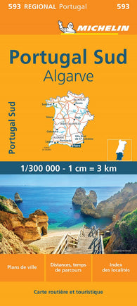Buy map Map of southern Portugal & Algarve