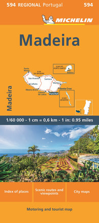 Buy map Madeira Motoring & Tourist Map (594)