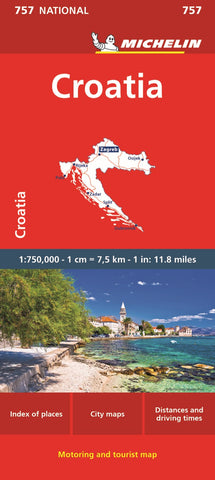 Buy map Croatia Road Map