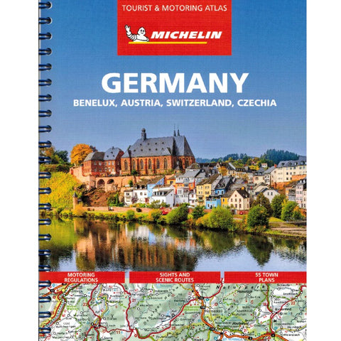 Buy map Germany : Benelux : Austria : Switzerland Czechia, Tourist & Motoring Atlas