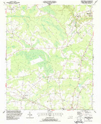 Abbottsburg North Carolina Historical topographic map, 1:24000 scale, 7.5 X 7.5 Minute, Year 1987