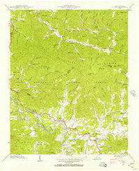 Alarka North Carolina Historical topographic map, 1:24000 scale, 7.5 X 7.5 Minute, Year 1940